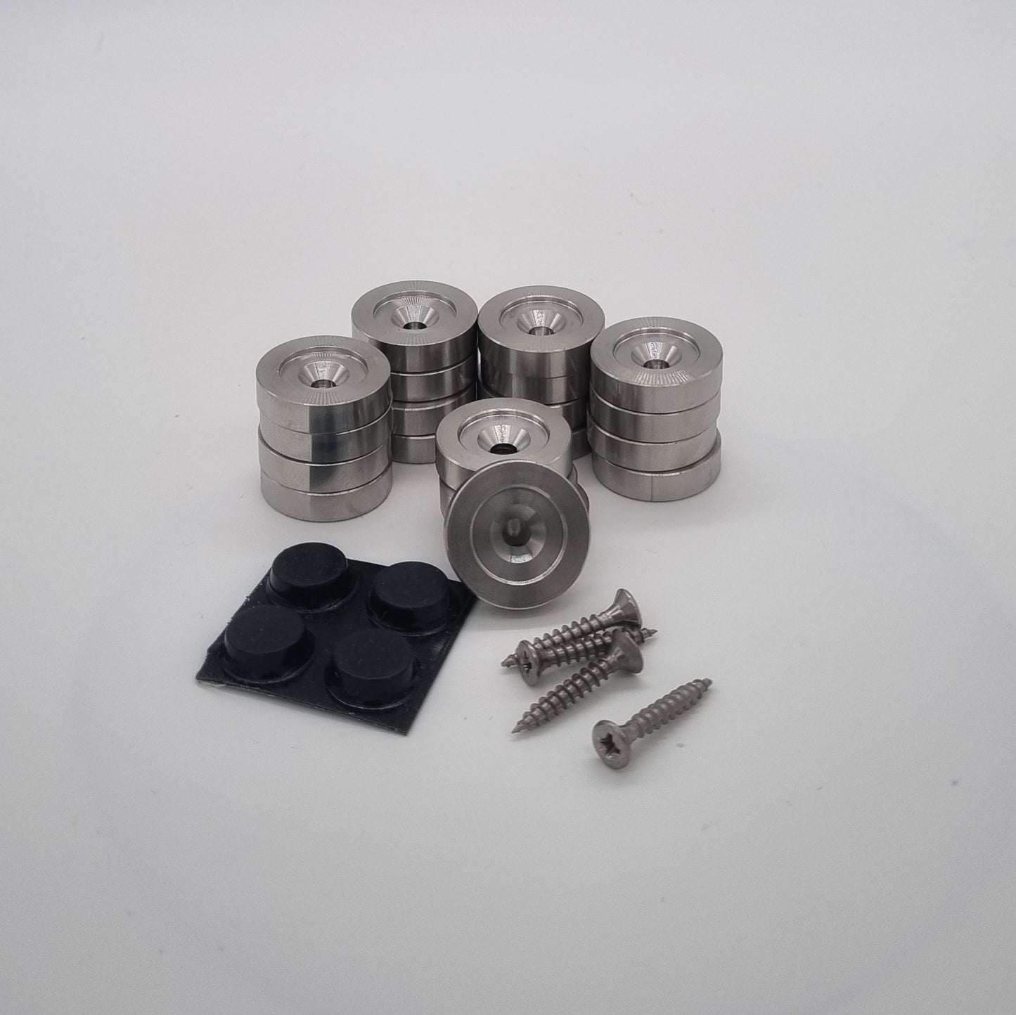 5er Pack Cutring Board Feet Edelstahl